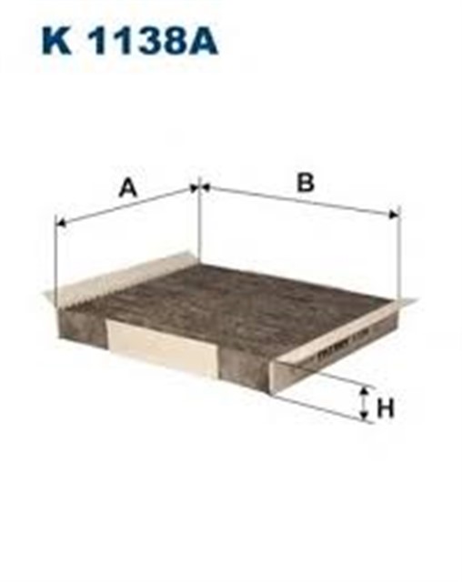 KABIN FILTRESI OPEL MERIVA A 1.6 87HP 02/03 - 08/04