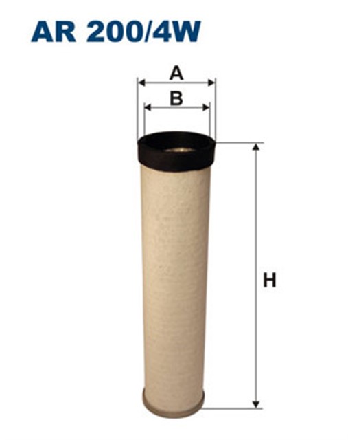 HAVA IC ELEMAN FILTRE ATLAS AB 05DEUTZ FAHR AGROTRONFENDT F GT - FARMER 300 J.C.B. FORKLIFT TH CF400 - F026400242 - 27.517.00 - LXS258