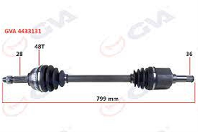 ON AKS KOMPLE SOL TRANSIT V.184 01 07 2.0 125PS O.CEKER ABS LI