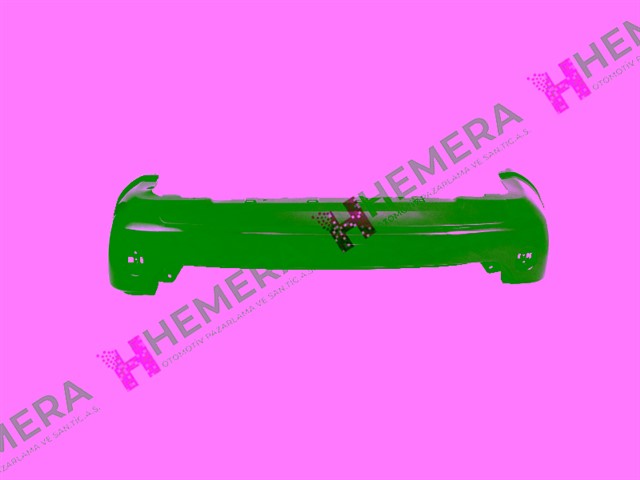 TAMPON ARKA SISSIZ SENSORSUZ REFLEKTOR DELIKLI NISSAN X - TRAIL 2004 - 2008