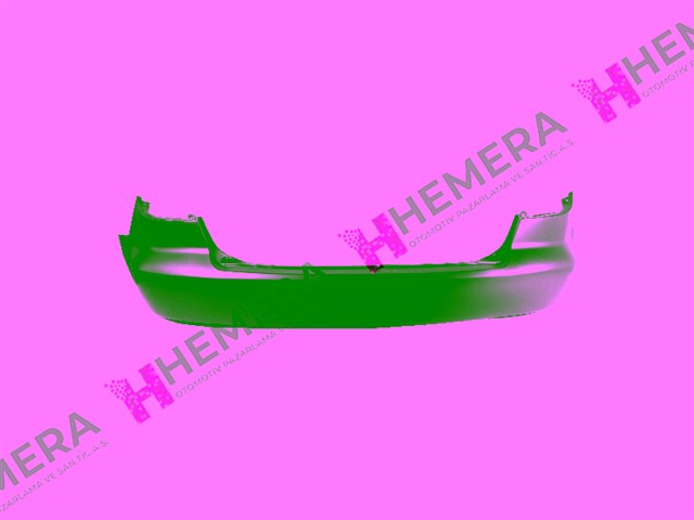 TAMPON ARKA SENSORSUZ SIYAH MAZDA MAZDA 6 2004 - 2006