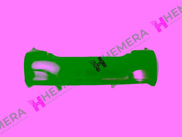 TAMPON ARKA 5 KAPILI SIYAH SENSORSUZ TOYOTA YARIS 2011 - 2014