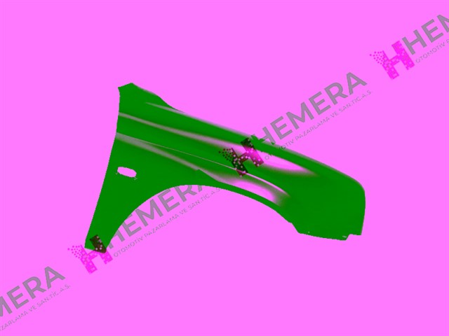 CAMURLUK ON SAG SAC SINYAL DELIKLI MITSUBISHI OUTLANDER 2003 - 2006