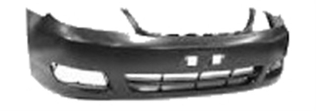 TAMPON ON SIYAH SENSORSUZ IZGARALI SISLI TOYOTA COROLLA 2005 - 2006