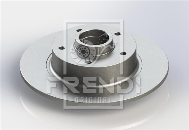 ARKA FREN AYNASI RULMANSIZ RENAULT MEGANE III 09 FLUENCE 09 CLIO IV 12 SCENIC III 09 260X8X5DELIK