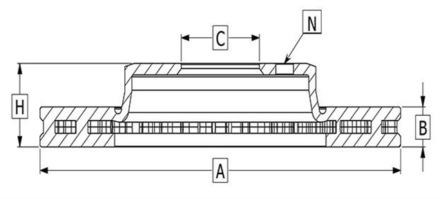 ON FREN AYNASI VISTA 1.4 240X21X