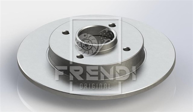 ARKA FREN AYNASI ADET P307 - C4 1.4 - 1.6 - 2.0 HDI 05 249X9X4DL PORYALI