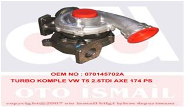 7209315005S TURBO KOMPLE VW T5 2.5TDI AXE 174 PS