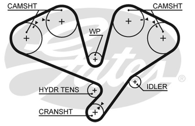 TRIGER KAYISI 251X320 HYUNDAI GRANDUER 3.024V XG300 24V 3.0 99 - 05 KIA OPIRUS 3.0 24V 03 - 06