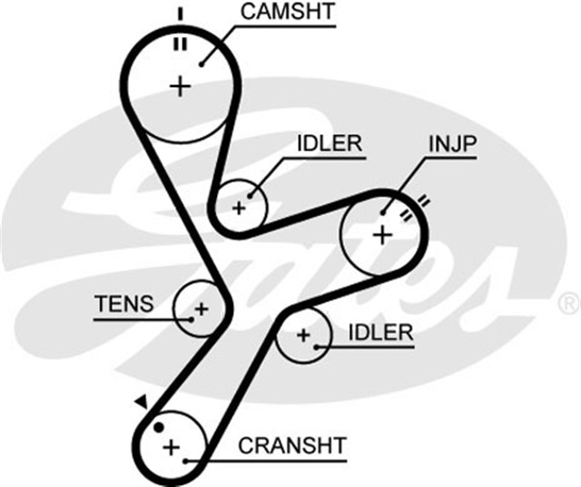 TRIGER KAYISI 154X254 MITSUBISHI L200 2.5DID 16V COLT PICK UP 2.5DID 16V 12/05 CT1152