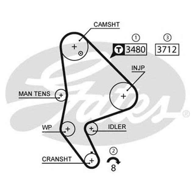 X TRIGER KAYISI 143X254 BOXER 2.2HDI 8V 01 - 06 - JUMPER 2.2HDI 8V 02 - 06 CT1100