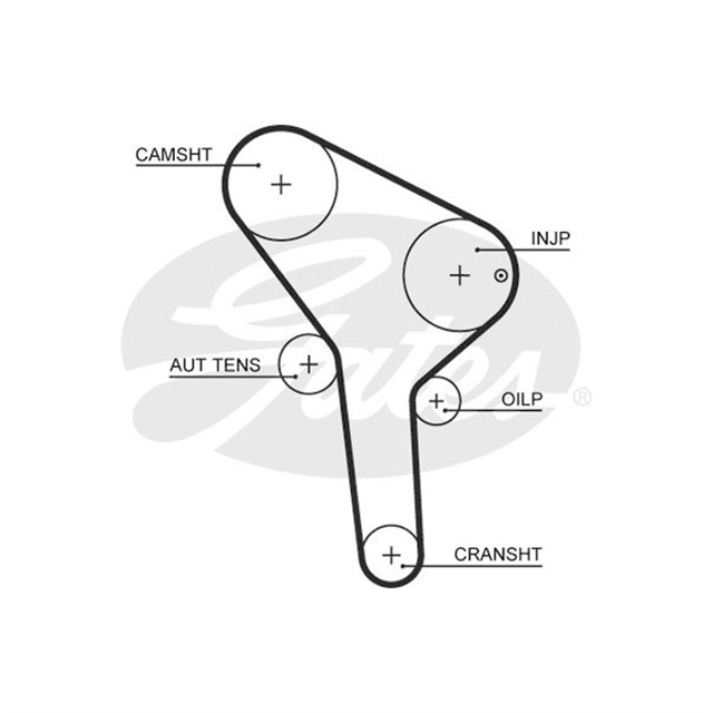 X TRIGER KAYISI 137X230 POLO 1.7D - 1.9D 8V 94 - 01 - SKODA FELICIA 1.9D8V 96 - 00 - SEAT AROSA CT1012