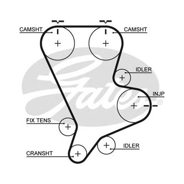 TRIGER KAYISI 151X300 KIA CARNIVAL SODENO 2.9TDI 16V 98 - 01 CT993