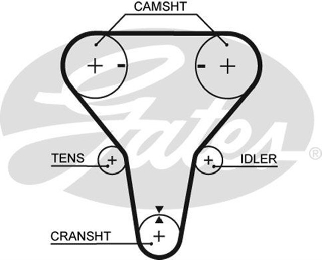 TRIGER KAYISI 123X220 MAZDA 323 1.5/1.6 16V 94 - 03 FORD ACTIVE 1.6 16V 00 - 05 CT1047