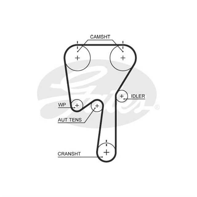 TRIGER KAYISI 142X230 RENAULT LAGUNA SAFRAN 2.0 16V 95 - 01 VOLVO MONDEO S - MAX FOCUS 2.5 20V CT979