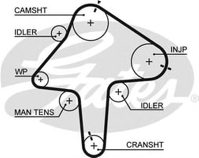 TRIGER KAYISI 149X240 MAZDA 323 2.0D 8V 97 - 04 CT1103