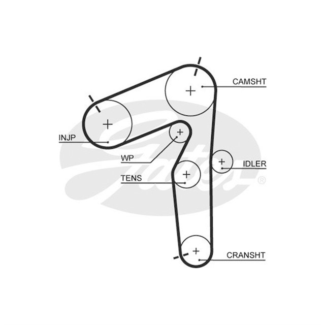 TRIGER KAYISI 193X240 BRAVA - DOBLO - MAREA - STRADA 1.9 TD LANCIA KAPPA 2..4 GD193H8P240 CT918