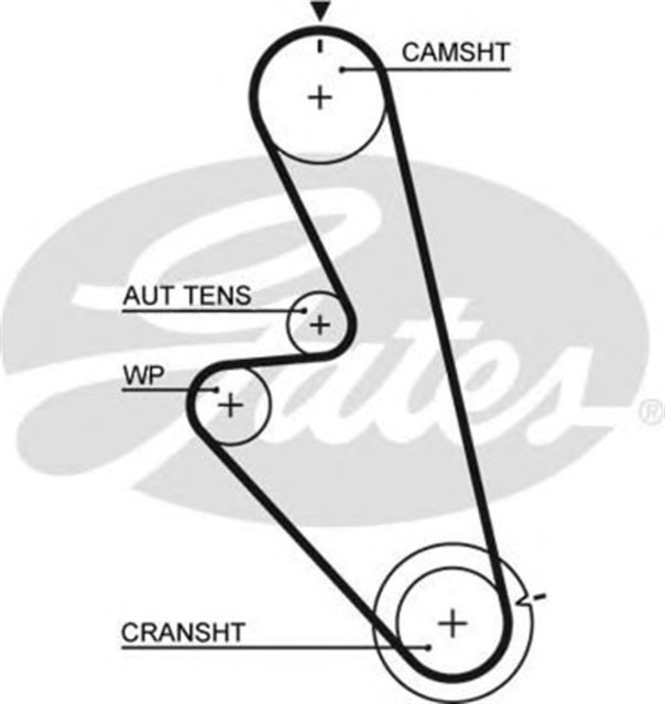 TRIGER KAYISI 125X200 DAEWOO ARANOS ESPERO 1.8 - 2.0 8V 91 - 99 CT959