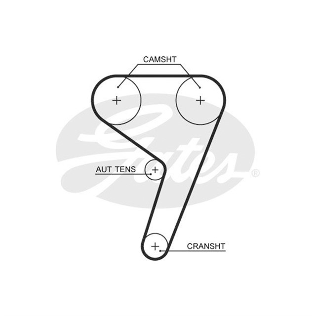 TRIGER KAYISI 117X220 FORD C - MAX 1.6 16V FOCUS 1.4 - 1.6 16V FIESTA 1.2 - 1.4 - 1.6 MAZDA VOLVO CT881