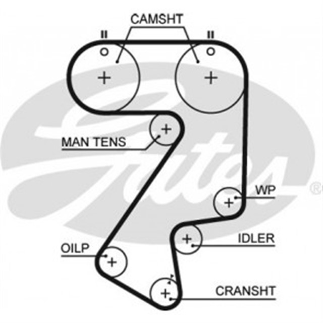 TRIGER KAYISI 177X254 TOYOTA CARINA E 2.0GT/GTI 16V 92 - 97 RAV4 2.0RHD 96 - 00 CT859