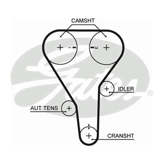 TRIGER KAYISI 133X254 MAZDA 323 1.8 16V 91 - 04 626 1.8 16V 91 - 02 CT972