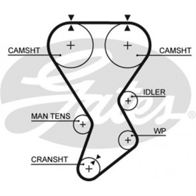 TRIGER KAYISI 156X290 MITSUBISHI COLT LANCER 1.8 16V 91 - 96 MIRAGE 1.8 16V 91 - 03 PROTON CT812
