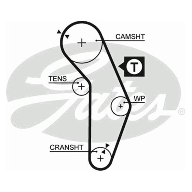 TRIGER KAYISI 117X290 MITSUBISHI COLT LANCER 1.6 16V 91 - 95 MIRAGE 1.6 16V 91 - 95 PROTON CT841