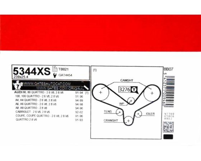 TRIGER KAYISI 239X254 AUDI 80 100 A4 A6 A8 2.6 2.8 16V 91 - 00 CT726