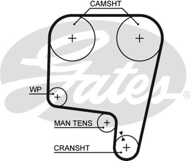 TRIGER KAYISI 134X254 ALFA ROMEO LANCIA FIAT CROMA 2.5 12V 93 - 96 CT819
