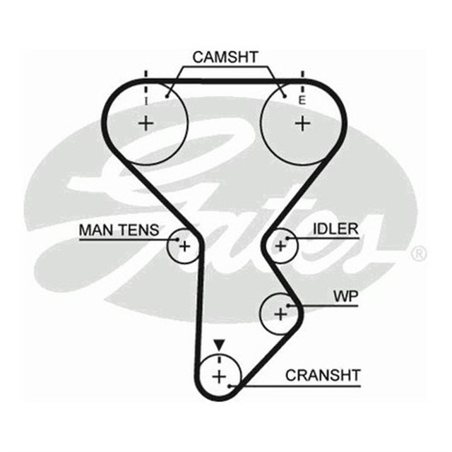 TRIGER KAYISI 168X254 KIA CLARUS 2.0 16V 96 - 01 SPORTAGE 2.0 16V 94 - 03 MAZDA 626 2.0 CT790