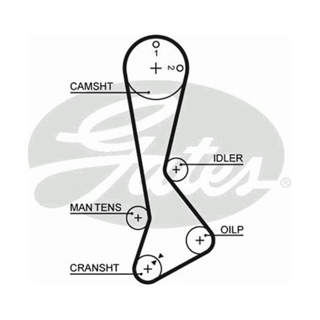TRIGER KAYISI 121X240 TOYOTA STARLET 1.0 12V 84 - 92 CT706