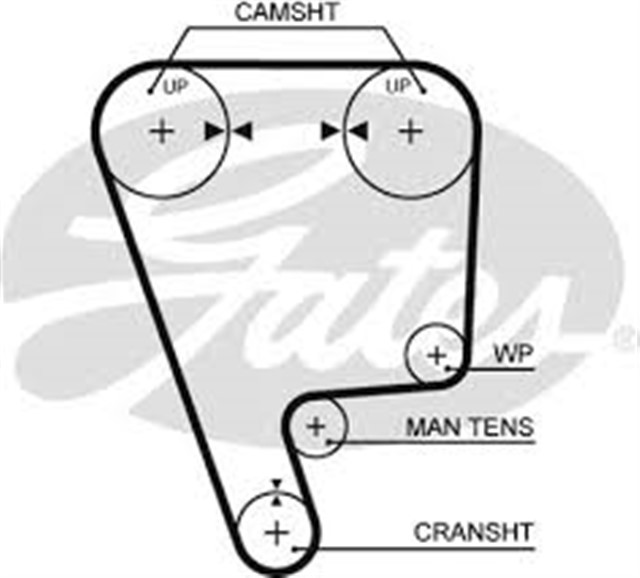 TRIGER KAYISI 133X240 HONDA ACCORD 2.0 16V 87 - 98 PRELUDE 2.0 16V 85 - 87 CT556