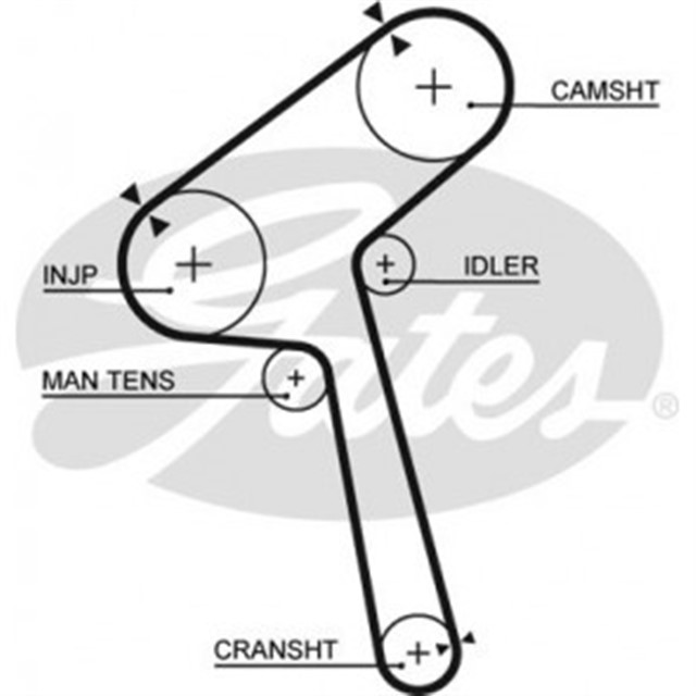TRIGER KAYISI 143X300 NISSAN BLUEBIRD 2.0D/TD 8V 83 - 90 CT897