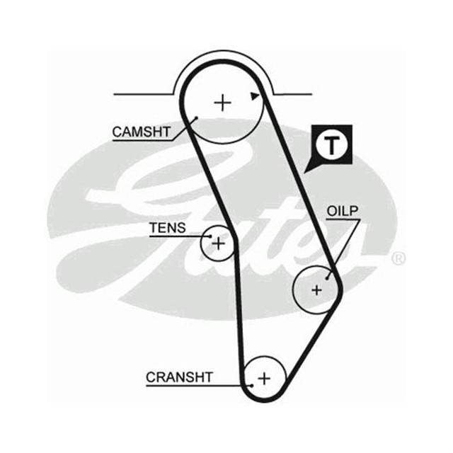 TRIGER KAYISI 147X254 GOLF 1.8GTI 16V 85 - 91 - PASSAT 1.8 - 2.0 16V 88 - 93 - AUDI A6 2.0 16V CT869