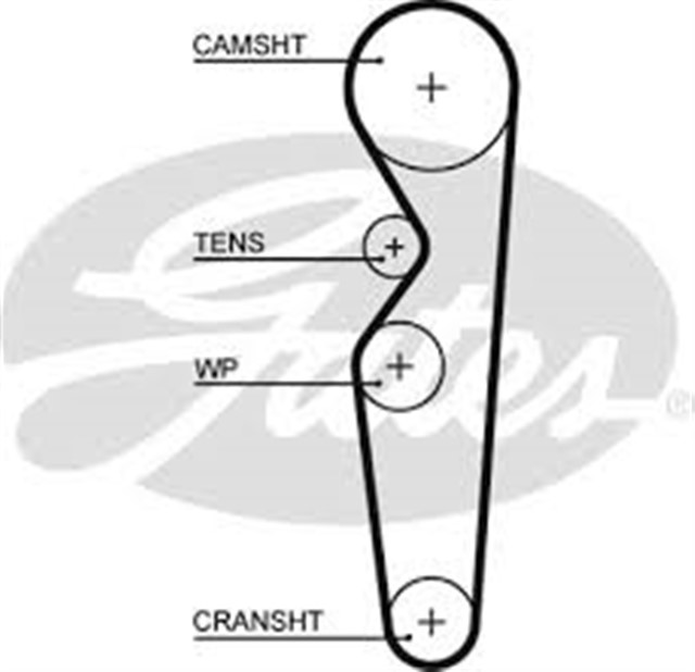 TRIGER KAYISI 097X254 FORD SIERRA 1.8 8V 89 - 93 ESCORT USA 1.6 8V 80 - 85 CT576