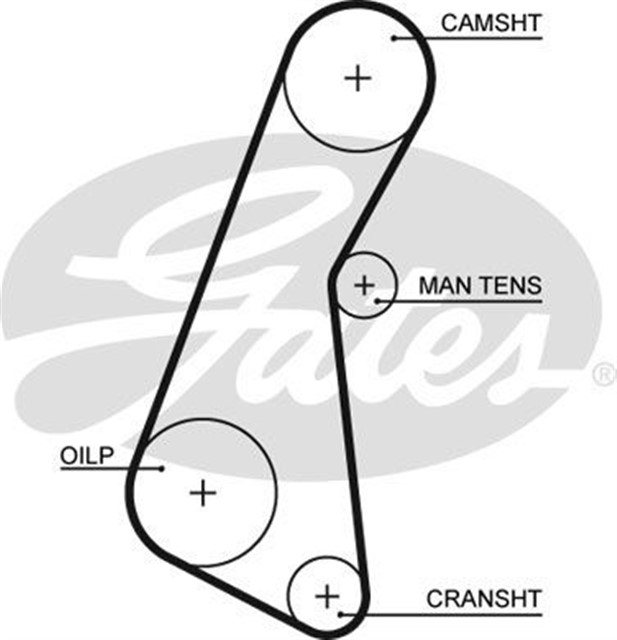 TRIGER KAYISI 111X190 ISUZU BEDFORF MIDI 2.0 8V 84 - 92 - OPEL MIDI1.8 - 2.0 8V 84 - 88