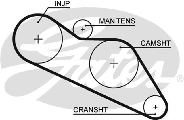 X TRIGER KAYISI 087X340 OPEL COMPO 2.2D 8V 90 - 92 CHEVROLET PICK UP S10 2.8D 12V 04 ISUZU CT6