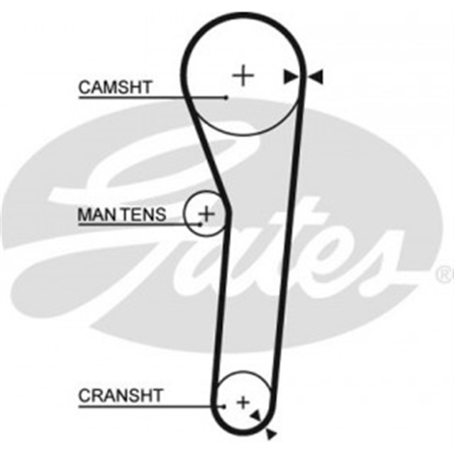 TRIGER KAYISI 102X190 DAIHATSU CHARADE 1.0D 6V 83 - 93 INNOCENTI MINI 1.0 6/8V 74 - 91 CT776