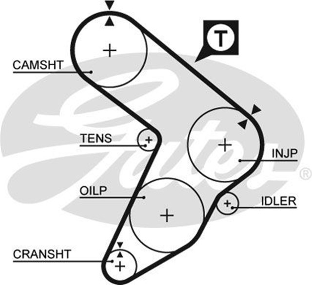 TRIGER KAYISI 141X254 FIAT REGATA 1.7D 60 8V 86 - 89 RITMO 1.7D 60 8V 85 - 88 CT544