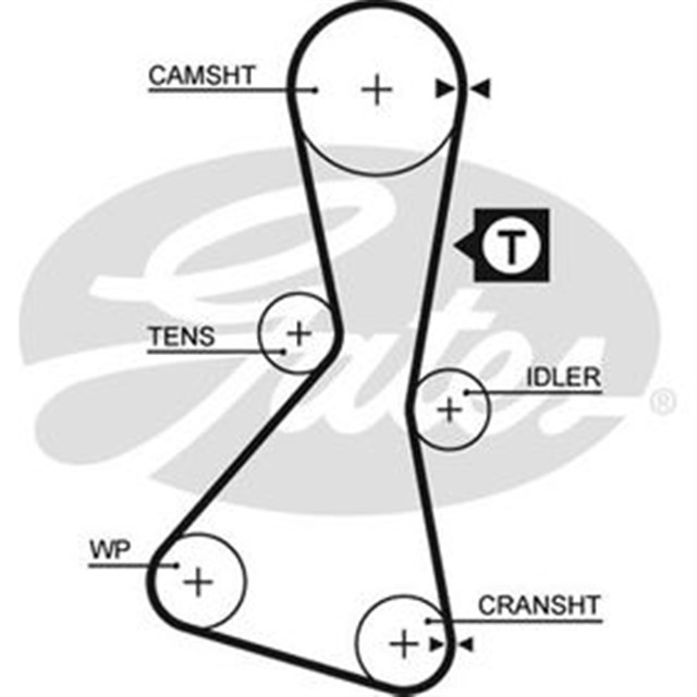 TRIGER KAYISI 117X254 NISSAN SUNNY 1.7D 8V 82 - 94 - STANZA 1.7TD 8V 84 - 85 CT614