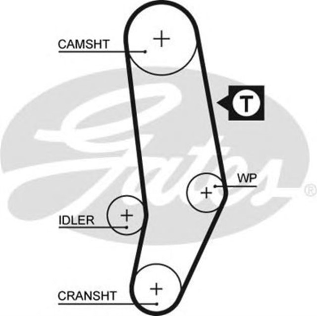 X TRIGER KAYISI 119X254 AUDI - VW LT28 - LT31 - LT35 - LT40 - LT45 - LT50 - LT55 2.4D 12V 75 - 96 CT704