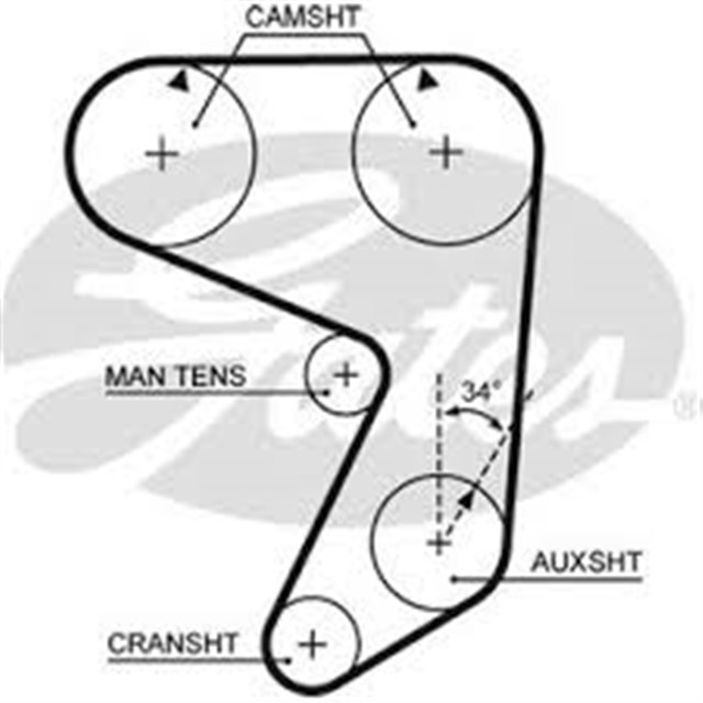 TRIGER KAYISI 146X190 M124 1.6 8V 67 - 75 - M125 - M132 - SEAT - M124 - M131 CT649