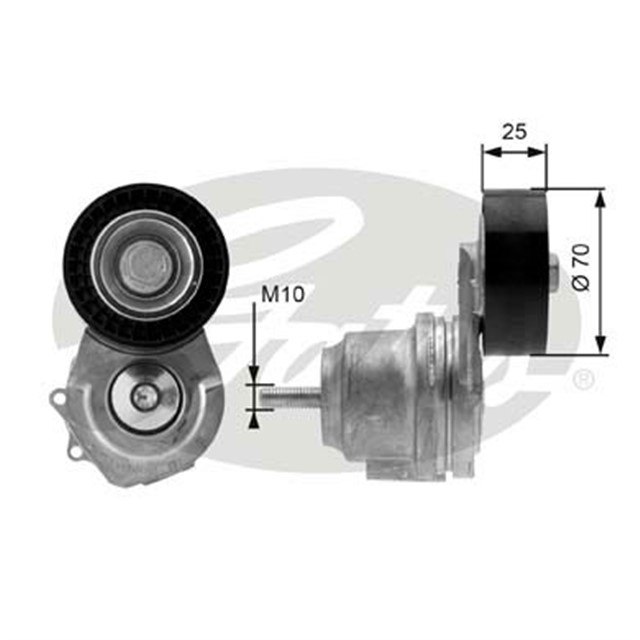 ALTERNATOR GERGI RULMANI KUTUKLU ASTRA J - MERIVA B - CORSA D 1.7 CDTI 10 CHEVROLET CRUZE 1.7 D - TD 12