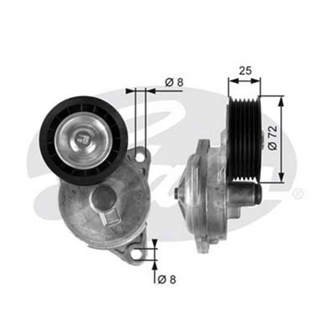 ALTERNATOR GERGI RULMANI KUTUKLU FOCUS 1.8 16V - 2.0 16V 98 - 04 - MONDEO II 1.6I - 1.8I - 2.0I 96 - 00