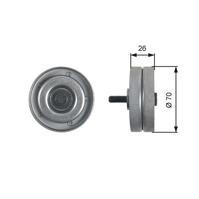 ALTERNATOR GERGI RULMANI MERCEDES G - SERISI W461 - VW LT28 - 46 II 2.8TDI 97 - 06