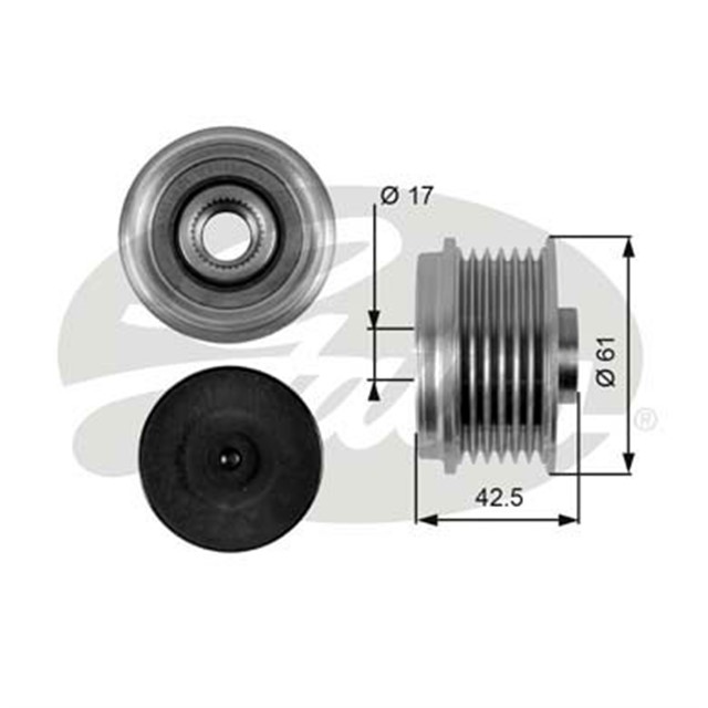 ALTERNATOR KASNAGI RULMANLI CLIO II - KNG - MGN - SCENIC 1.9DCI - 1.9DTI - LGN II 1.8 16V - 2.0 16V F9Q