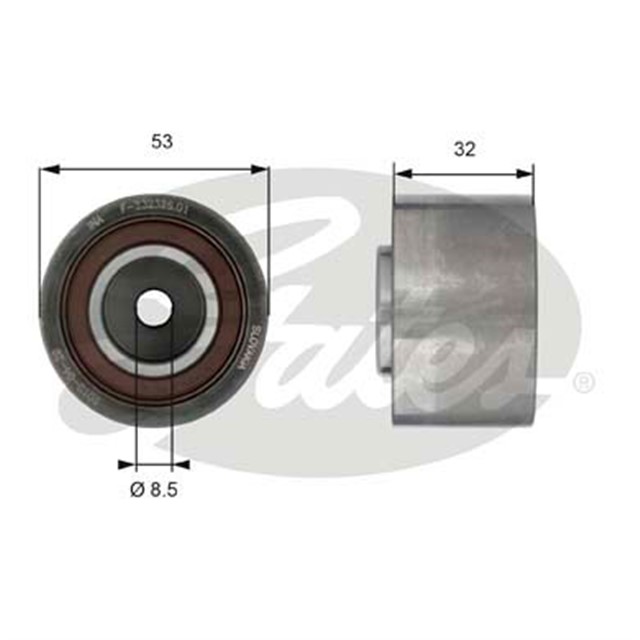 X EKSANTRIK GERGI RULMANI VOLVO S40 06 10 S80 S60 XC70 XC90 C30 06 - 10 V40 12 V50 V60 XC60 V