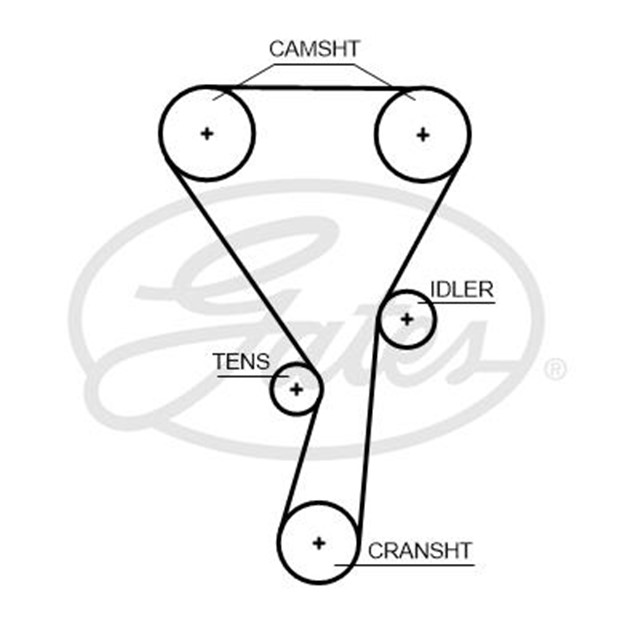 TRIGER KAYISI 130X23 VOLVO S60 1.5T3 2.0 T3 T4 T5 T6 T8 15 - 18 S80 S90 - V40 - V60 V70 V90 XC90