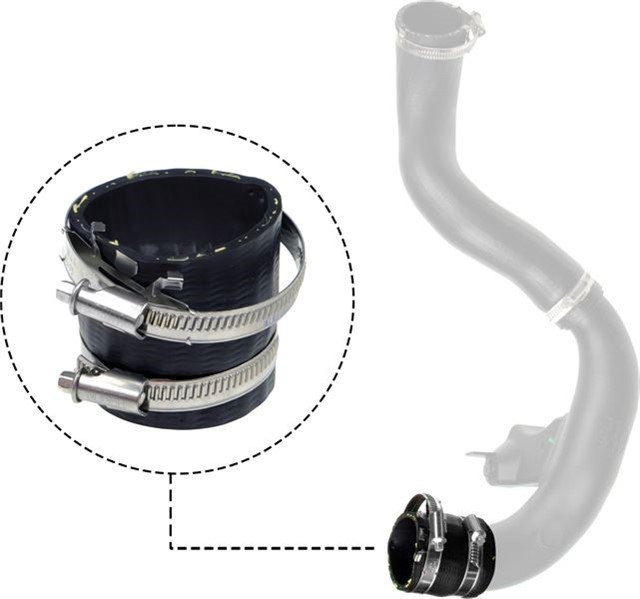 AR - ENGINE HOSES 09 - 1499 TURBOCHARGER HOSE
