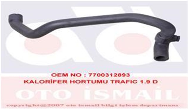 KALORIFER HORTUMU TRAFIC 1.9 D